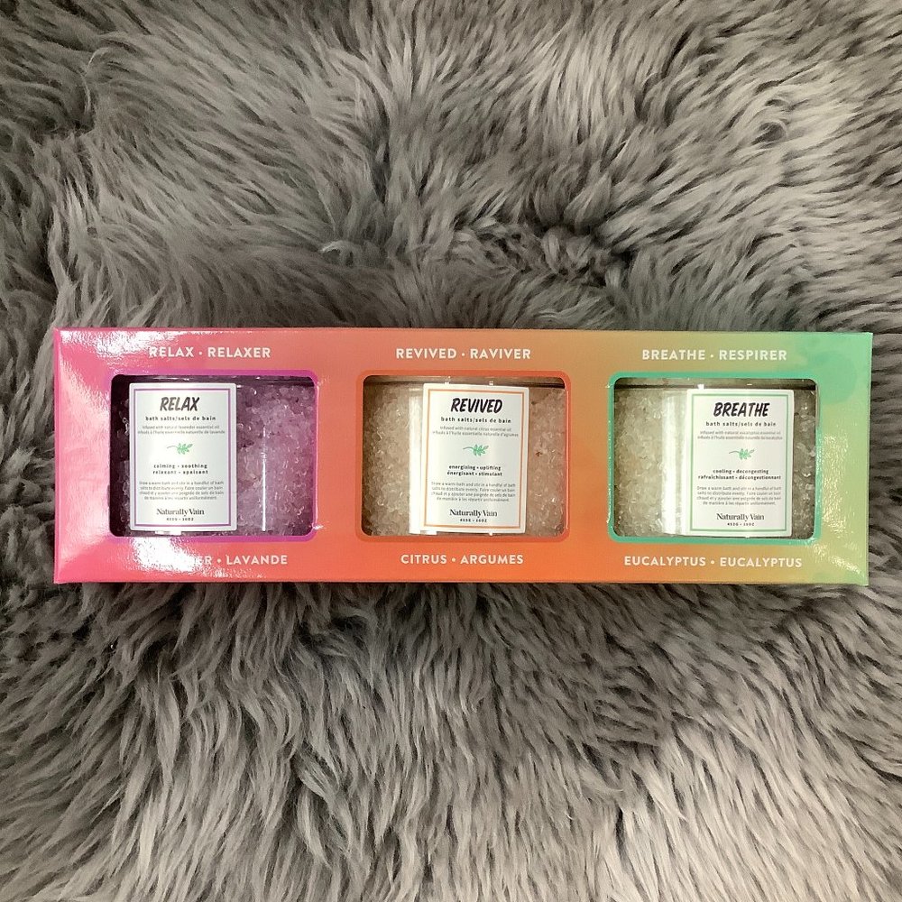 Naturally Vain Bath Salts / Set of 3